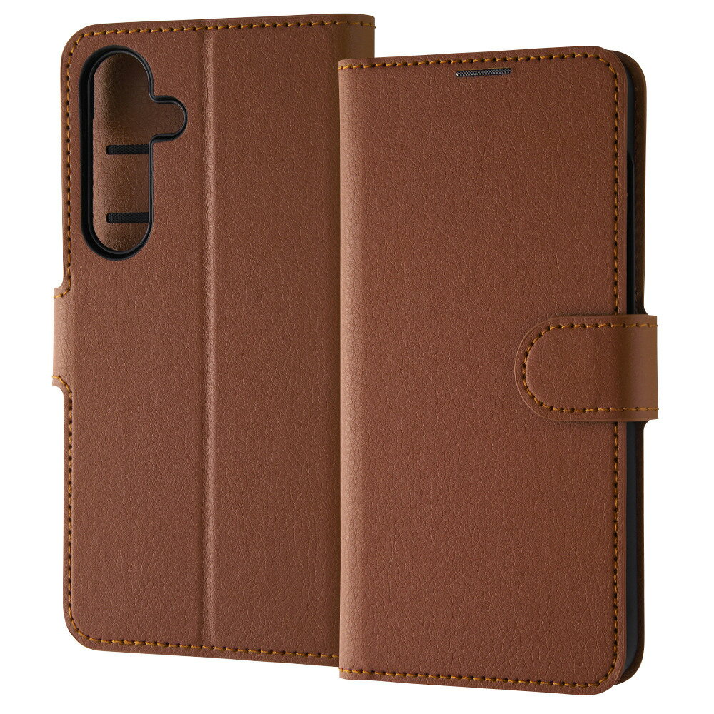 樂天商城 - レイアウト Galaxy S24（SC-51E）用 Like standard 手帳型レザーケース シンプル マグネット（ブラウン） RT-GS24ELC1/DK