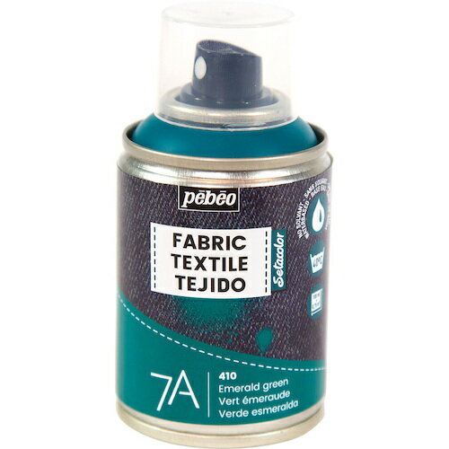 ペベオ 布用水性アクリルスプレー セタスプレー 100ml エメラルドグリーン 805410 pebeo