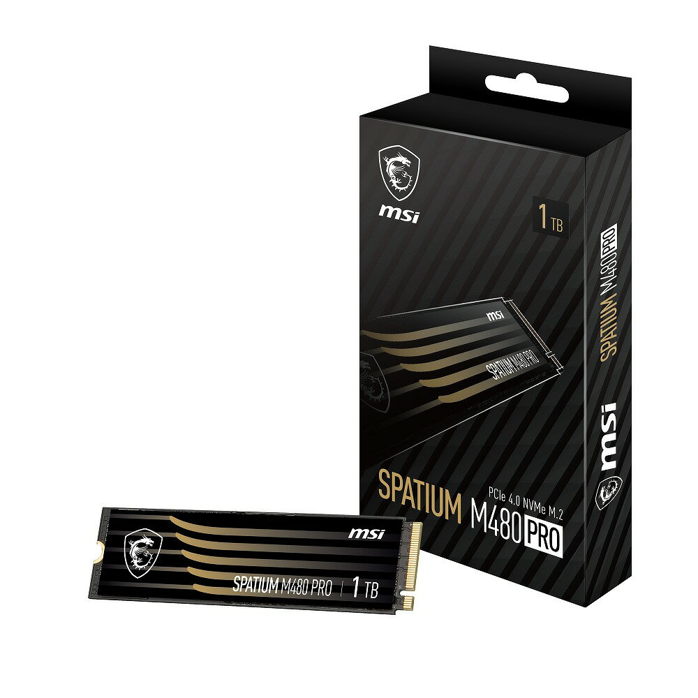 MSI MSI SPATIUM M480 Pro PCIe 4.0 NVMe M.2 1TB S78-440L1G0-P83