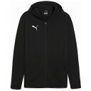 PJ-659337-03-XXL プーマ サッカー メンズ teamFINAL カジュアル フーデッド ジャケット(PUMA BLACK・サイズ:XXL) PUMA