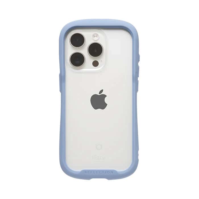 Hamee iPhone 15 Pro用 ガラスケース IFACE REFLECTION FROST（ペールブルー） 41-973561のサムネイル
