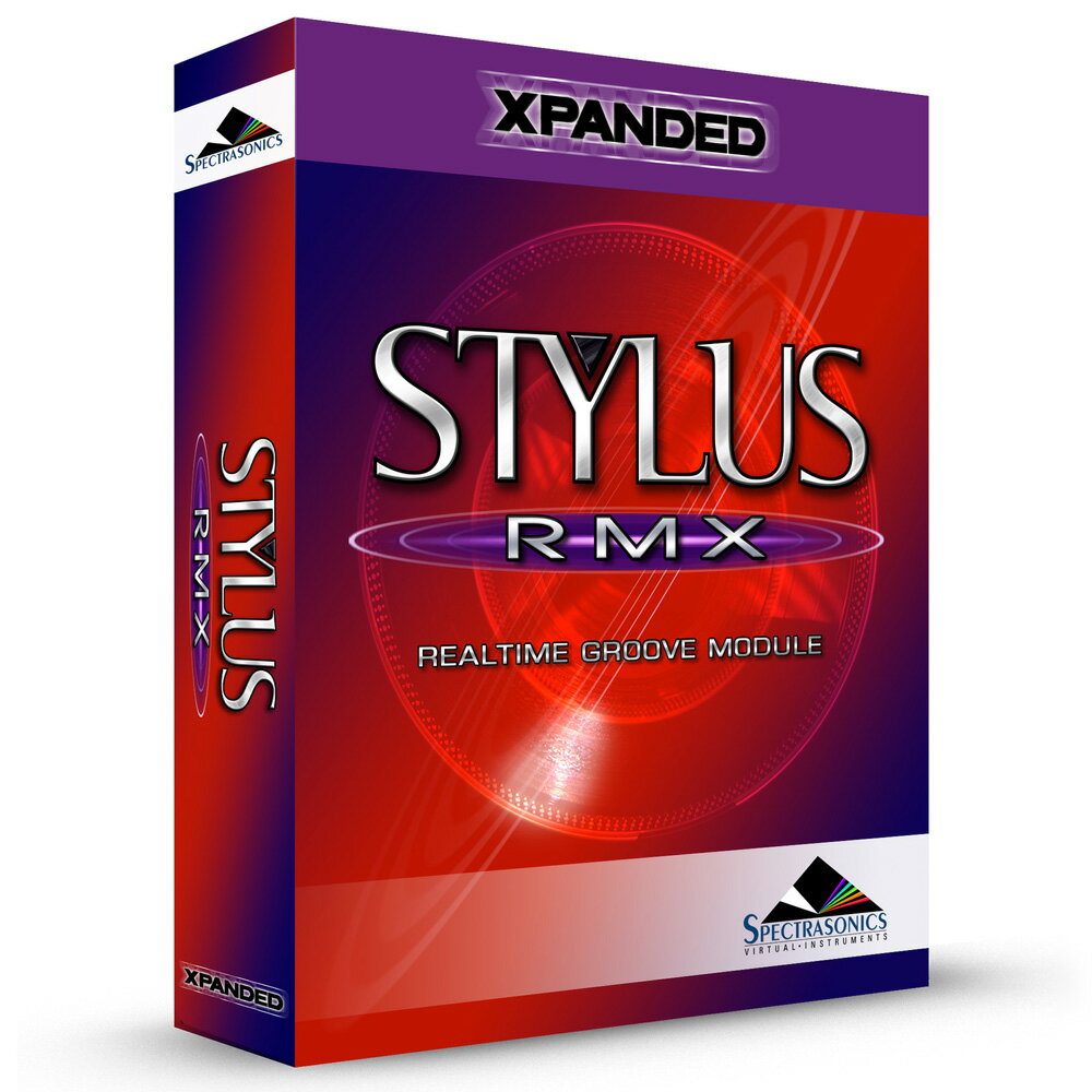 Spectrasonics(スペクトラソニックス) Spectrasonics Stylus RMX Xpanded グルーヴ・プロダクション・ツール ※USBドライブ付きパッケージ版 STYLUS-RMX-XPAN-HYB