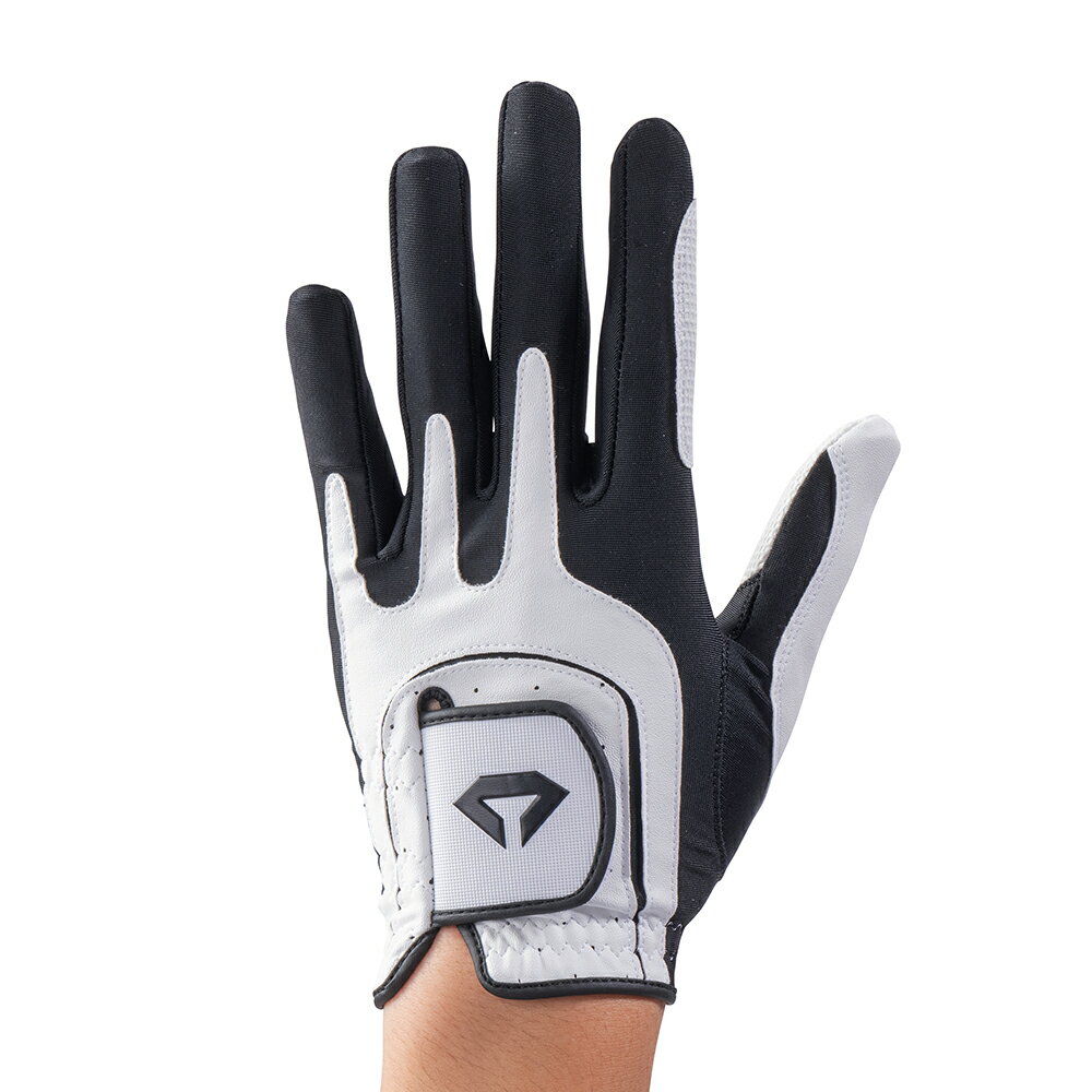 ダイヤ ダイヤフリーサイズグローブ 左手用（ホワイト/ブラック・サイズ：フリー 22～25cm対応） GL-5001-1090 DAIYA