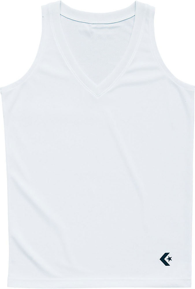 CON-CB331703-1100-O コンバース ウィメンズ ゲームインナーシャツ（ホワイト・サイズ：O） CONVERSE