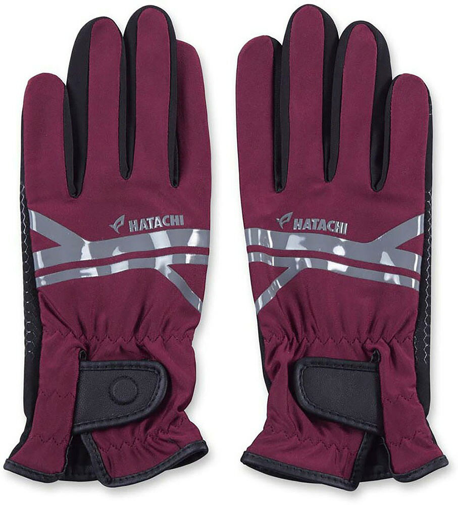 ハタチ 全指ウルトラストレッチグローブ（ワイン・サイズ：ML） HAC-BH8029-66-ML HATACHI グラウンドゴルフ用品