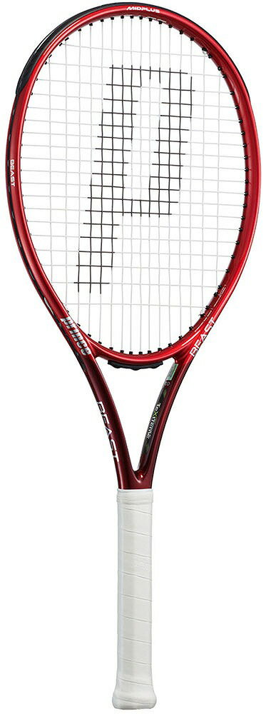prince（プリンス） 硬式テニス用ラケット BEAST LITE 100（フレームのみ・ビーストレッド×ワインレッ..