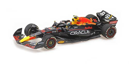 ミニチャンプス 1/43 オラクル レッド ブル レーシング RB18 セルジオ・ペレス ベルギーGP 2022 2位入賞【417221411】 ミニカー