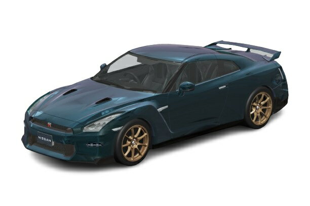 アオシマ 1/32 楽プラ スナップキット No.03-MP ニッサン R35 NISSAN GT-R 2024(ミッドナイトパープル)【65464】 プラモデル