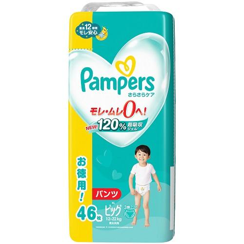 ベビー用品 紙おむつ パンパース さらさらケアパンツ XLサイズ 46枚 (12-22kg) P＆G PサラケアパンツUJXL46マイ