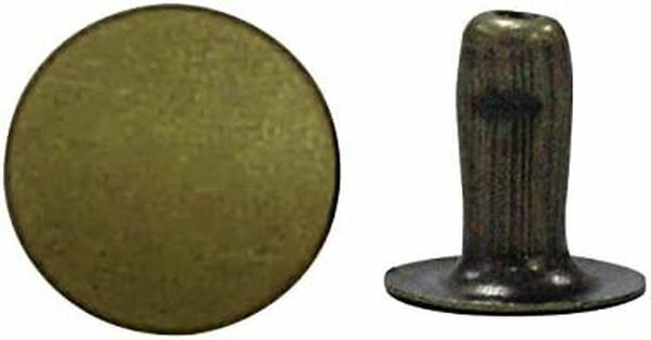 NBK 片面カシメ 10組入（アンティークゴールド・中） F12-208