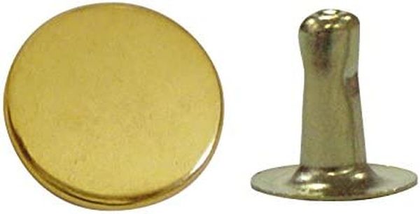 NBK 片面カシメ 10組入（ゴールド・大） F12-209