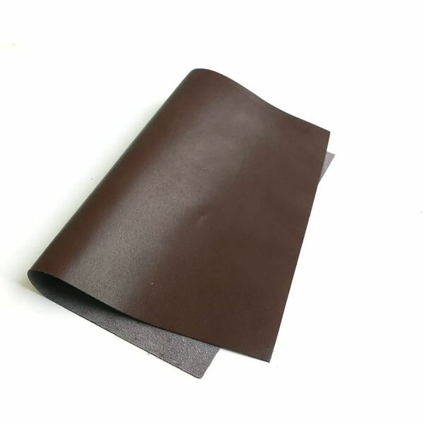 NBK 本革薄手シート 1枚入（こげ茶・26×20cm、厚さ約0.7mm） MAP111-C