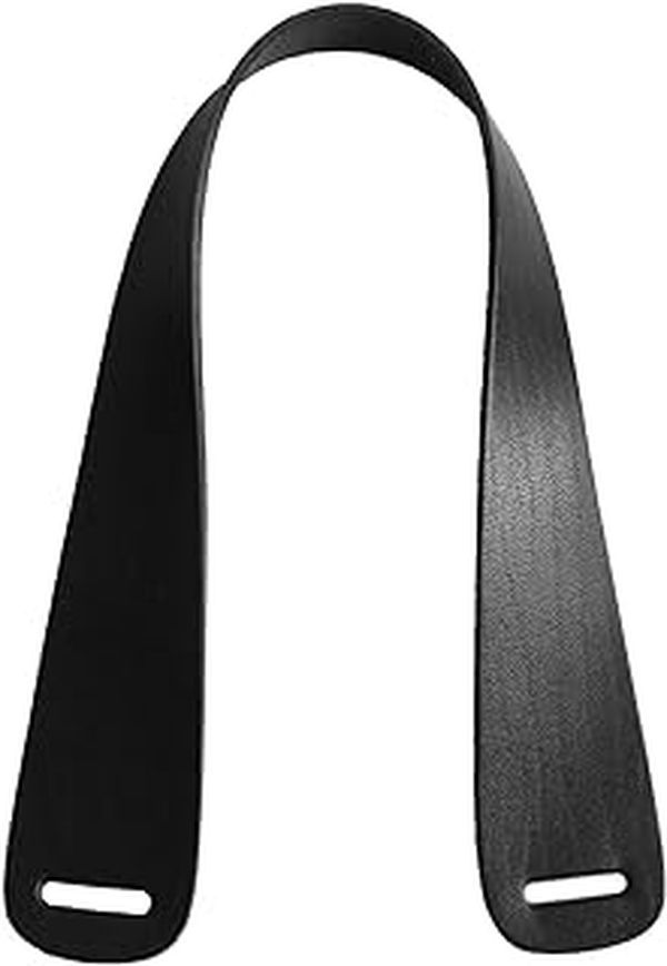 NBK スリット入り本革持ち手 1組入（黒・約41cm） MKT25-B