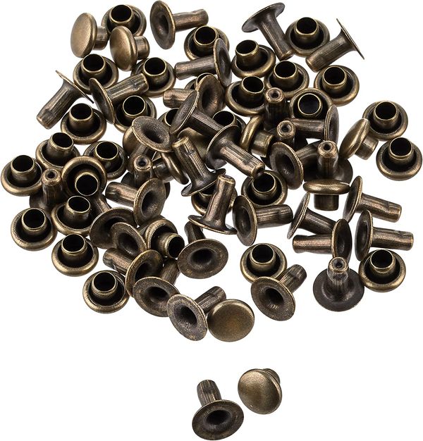 NBK 片面カシメ 100個入（アンティークゴールド・特小） F3-24
