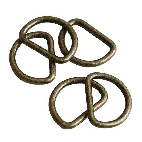 NBK Dカン 30個入（アンティークゴールド・内径/21×H15mm、径/φ2mm） S22-20