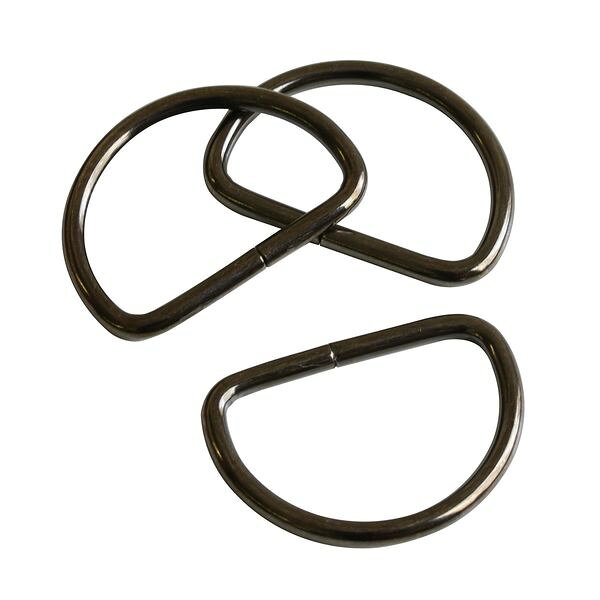 NBK Dカン 30個入（ブラックニッケル・内径/30×H19mm、径/φ2mm） S22-27