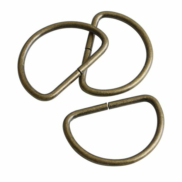NBK Dカン 30個入（アンティークゴールド・内径/35×H25mm、径/φ2mm） S22-32