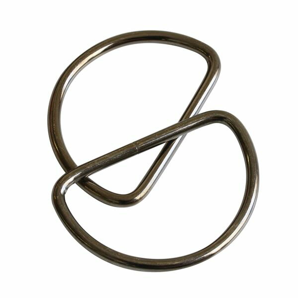 NBK Dカン 30個入（ブラックニッケル・内径/40×H26mm、径/φ2mm） S22-35