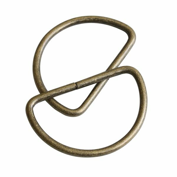 NBK Dカン 30個入（アンティークゴールド・内径/40×H26mm、径/φ2mm） S22-36