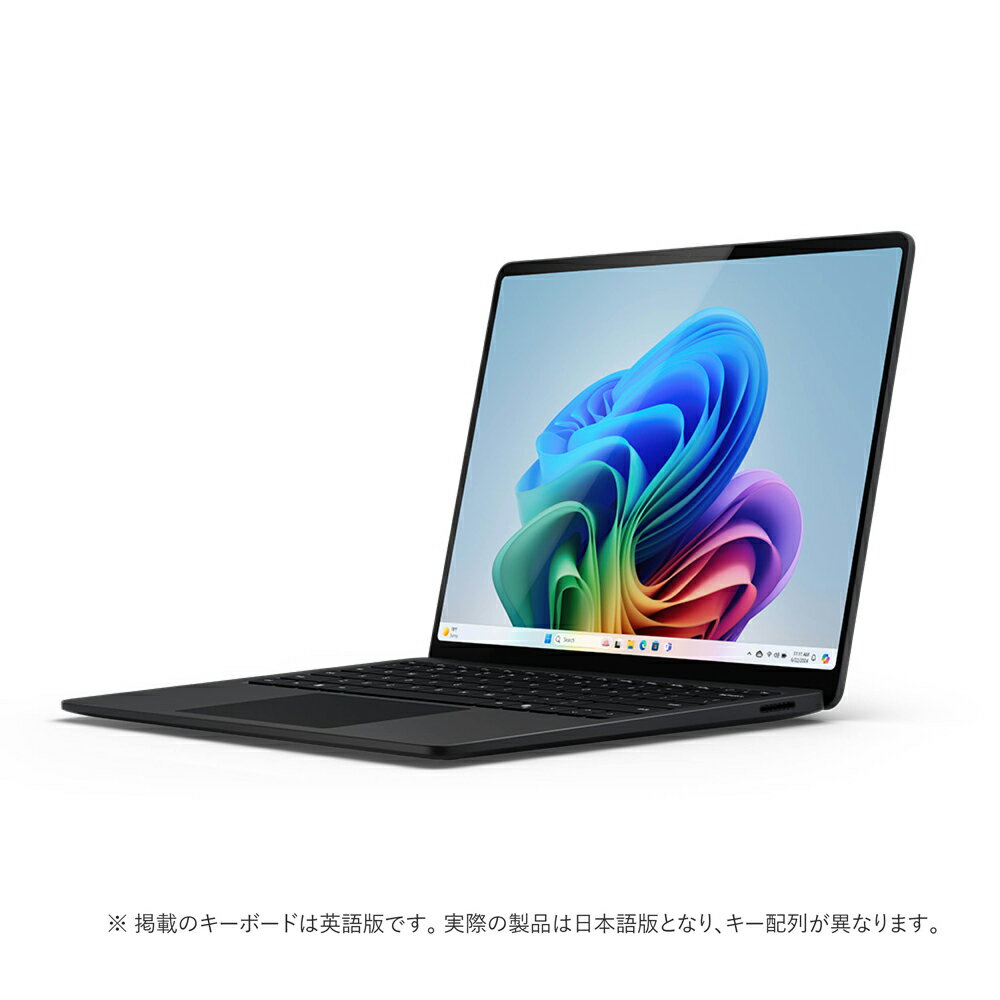 Microsoft（マイクロソフト） 13.8インチ Surface Laptop（第 7 世代） Snapdragon X Plus/16GB/512GB（ブラック） Copilot+ PC ZGM-00056