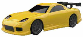 ϥƥåޥץåѥ 1/76 C71 Yellow On-road Car ưRCåȡC71-YE 饸