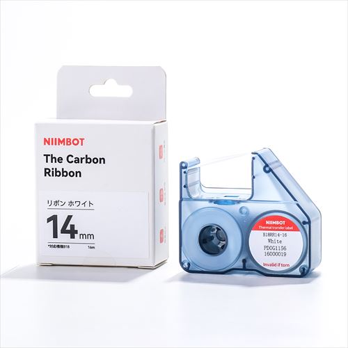 NIIMBOT ���ѥ�٥� 14mm��16m (�ۥ磻��) Take-One B18���꡼�� ���顼��ܥ� NIIMBOT-B18-RW