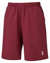 GOS-PP1600-77-L ゴーセン ユニセックスハーフパンツ(ボルドー・サイズ:L) GOSEN