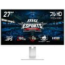 MSI|エムエスアイ ゲーミング液晶ディスプレイ(27型/RAPID IPS/フルHD1920×1080/180Hz/1ms/HDR/HDMI2.0/DP1.2...