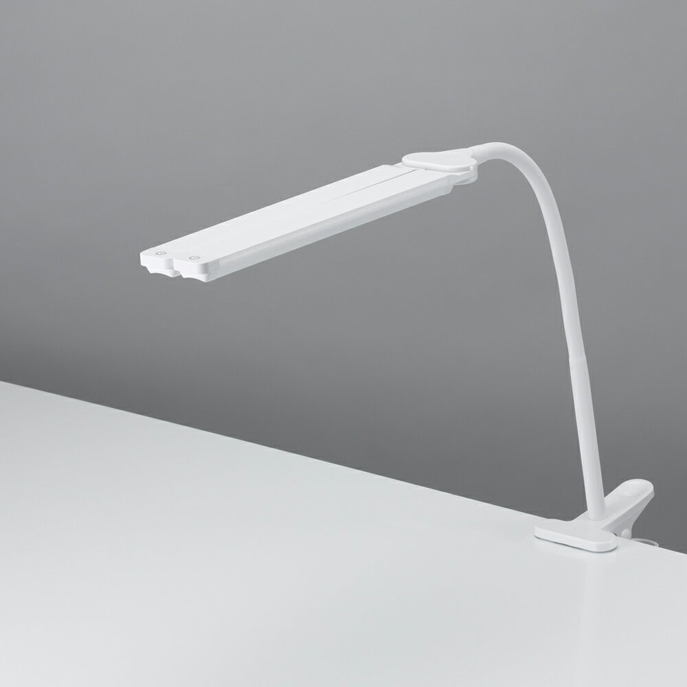 ヤザワ LED2灯クリップライト調光機能付き CLL13D01WH YAZAWA [CLL13D01WH]