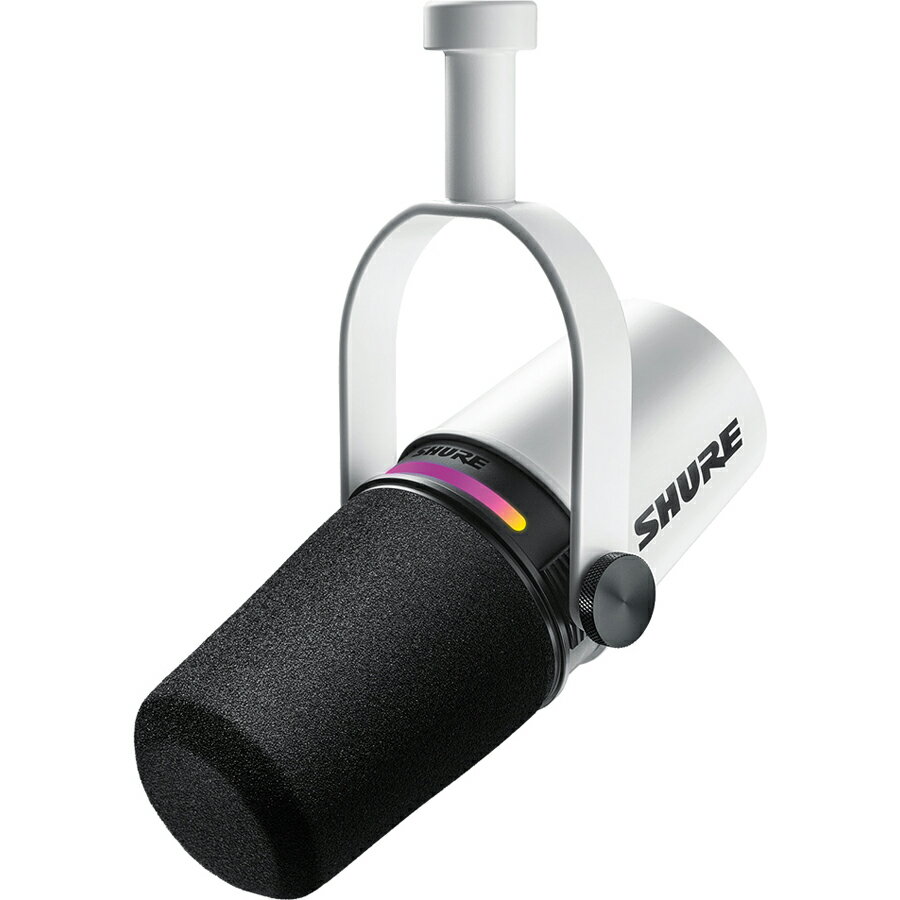 ���奢 �ݥåɥ��㥹�ȥޥ������ۥ�ʥۥ磻�ȡ� MV7+-W-J SHURE