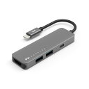 Feeltek(フィールテック) HDMIポート付 USB Type-Cハブ 4ポート(HDMI/USB-A/USB-C) Portable 4-in-1 USB-C Hub HCM004AP2F(2)