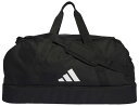 アディダス TIRO L ダッフルバッグ L ボトムコンパートメント(ブラック/ホワイト・サイズ:NS) MKB42-HS9744-NS adidas ユニセックス