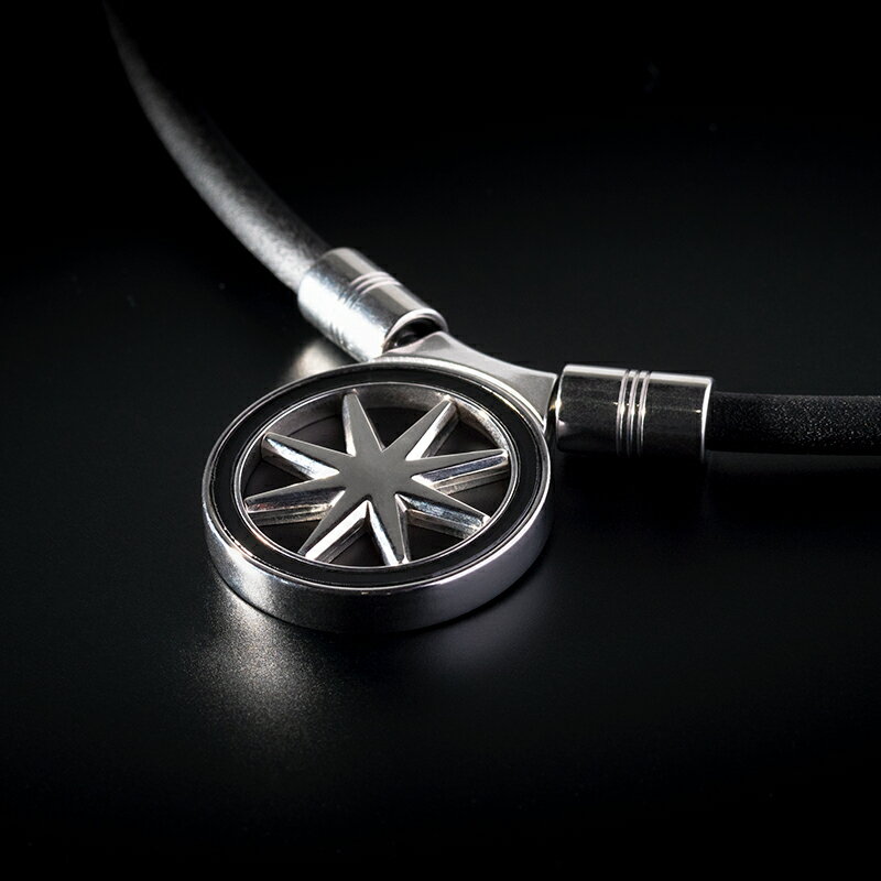 BANDEL EARTH アース 2.0（Black×Silver・サイズ：47cm） HLCNE2BS47 バンデル 磁気ネックレス [HLCNE2BS47]