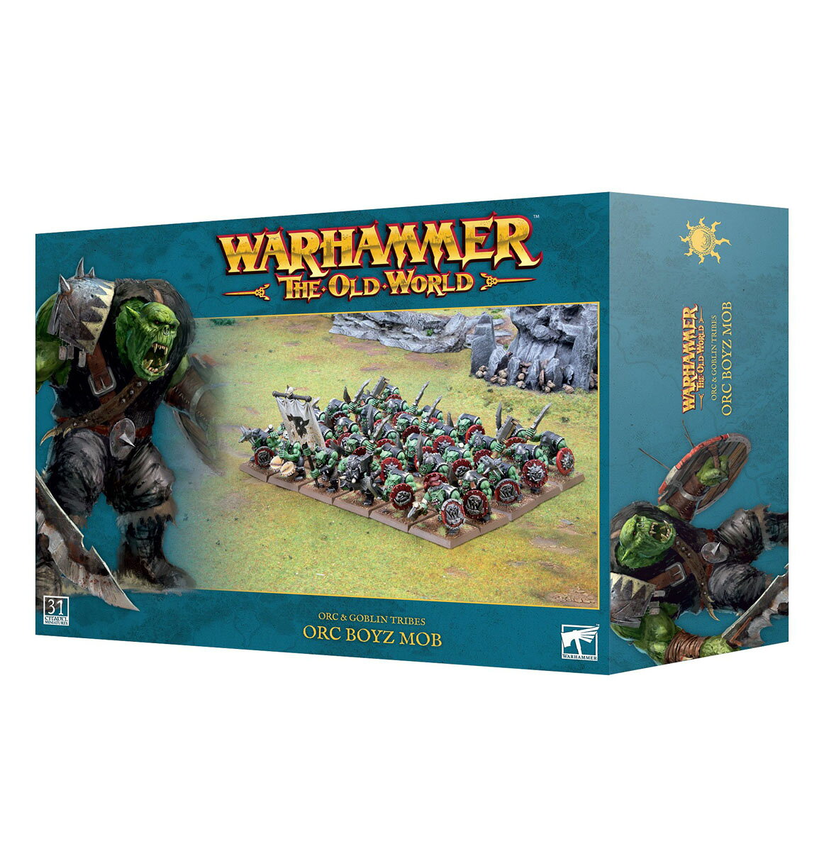 ゲームズワークショップ ORC ＆ GOBLIN TRIBES: ORC BOYZ MOB ウォーハンマー