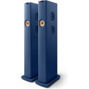LS60W-ROYAL-BL(ペア) KEF フロア型・ワイヤレスHiFiスピーカー(ロイヤル・ブルー)【ペア】 KEF