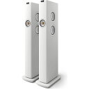 KEF フロア型・ワイヤレスHiFiスピーカー(ミネラル・ホワイト)【ペア】 LS60W-MIN-WH(ペア) KEF