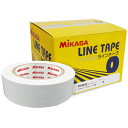 AC-LTPE4050W ミカサ ラインテープ 伸びないタイプ 2巻(ホワイト・サイズ:40mm幅×50m) MIKASA