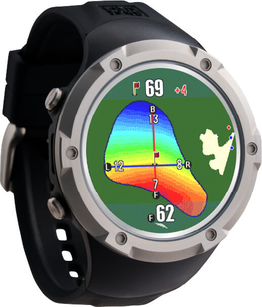 【返品種別A】□「返品種別」について詳しくはこちら□2024年06月 発売メーカー保証期間 1年※画像はイメージです。【ご購入後のお問い合わせにつきまして】購入後の初期不良・修理・お問い合わせなどアフターサポートにつきましては、メーカーサポートにご連絡下さい。進化の歩みは止まらない「Evolve」という名を冠した、ショットナビの大ヒットモデルが帰って来た。「Evolve α」は、独自のデザインと機能性を踏襲しながら、 最新のトレンドを取り入れ、さらなる魅力をプラスアルファ。お馴染みの使いやすさや洗練されたUIはそのままに、画面はサイズアップ。汎用性の高いUSB Type-Cを採用し、さらには軽量化や人気の機能を追加。◆Dynamic Green Eyeグリーンの起伏をヒートマップで表現グリーンのどこに狙えば良いか瞬時に判断現在地から見たグリーンの形状をリアルタイムに自動回転グリーンの幅、奥行き、フロント、センター迄の距離を表示 (※1)◆より見やすくなった画面・さらなる軽量化、薄型化業界最大 SHARP製1.4inch MIP 液晶最新のGPSチップ U-blox M10 を採用画面サイズは大きくなりながらも軽量化を実現し、装着感もUPしました◆オリジナルウォッチケースゴルフ場への持ち運びや、保管に便利なオリジナルのウォッチケースを標準同梱◆フェアウェイナビ・リアルディスタンス本当に必要な距離をナビゲーションするShot Navi独自の機能【特許所得済 第6336885号】◆フェアウェイナビドッグレッグや直接グリーンを狙えない場合 、現在地からフェアウェイセンターまでの 距離(1)と、そこからグリーンセンターまでの距離(2)の、 3点間の距離が表示されます◆リアルディスタンス(3)は現在地からグリーンまでの直線距離ではなく、(1)・(2)を足した実際に必要な距離が表示されます◆オートメジャーあなたのショットを自動で検知し記録します (※2)(ドライバーやアイアンの飛距離を自動計測するのでボタンを操作する必要がありません。)◆グリーンディレクションドッグレッグのコースなど直接グリーンが見えない時に現在地からグリーンの方向を矢印で表示します◆レイアップナビ次のショットで得意な距離でのグリーンが狙えるよう、現在地からレイアップ地点までの距離を表示します◆オートビューチェンジ機能プレーシーンに応じた3つのナビゲーション画面を搭載残距離に応じて自動で適したナビ画面を表示状況に合わせて手動で切り替えも可能です◆水平・目安距離表示現在地と目標物までの高低差を加味した距離を表示プレースタイルに合わせて切替が可能◆どでか文字ビューシンプルに距離だけを大きな文字で知りたい！　そんなニーズにもお応えします。◆マルチ測位で距離計測の精度・安定性をアップGPS衛星と常に日本上空に配置される 「みちびき」衛星からのL1Sに対応。その他「GLONASS」、「Galileo」にも対応し、従来品に比べてより高精度な計測が可能です◆充電にはUSB Type-Cを採用欧州をはじめ、汎用性の高いUSB Type-Cに対応専用のアダプターを持ち歩く必要がありません◆業界最多の約6万コース収録国内：100％　5409コースに対応 (※3)海外：122ヵ国　59331コースに対応 (※4)※1：競技モードでご使用の時は Dynamic Green Eye は表示しません。※2：短い距離のアプローチやパターなどは検知しない場合があります。※3：メーカー調べ（2000ヤード以上のコースを有するゴルフ場を対象）　　国内・海外共にコース数は9ホール（OUT/INなど）を1コースと表示しております。※4：出荷時は、日本・アジア・ハワイ・グアム・サイパンのみ収録されています。　　その他海外のコースは、パソコンまたはスマートフォンアプリよりダウンロードしてください。■　仕　様　■サイズ（約）：Φ47.5×13.2 mm（ベルト除く）重量（約）：63gバッテリー：リチウムポリマーバッテリー（充電式）フル充電時間（約）：2.5時間（PC経由時）使用時間（約）…GPS使用時：最大9時間時計モード：最大20日※バッテリーの連続使用時間は使用機能・使用期間などにより変化します。測位方式：GPS/GLONASS/Galileo/みちびきL1Sデータ更新方法：USB ストレージモード　スマートフォンアプリ付属品：ショットナビ Evolve α 本体、専用ウォッチケース、充電/通信用USBケーブル Type-C、クイックスタートガイド兼保証書[EVOLVEアルフB]ショットナビアウトドア＞ゴルフ用品＞ゴルフナビ