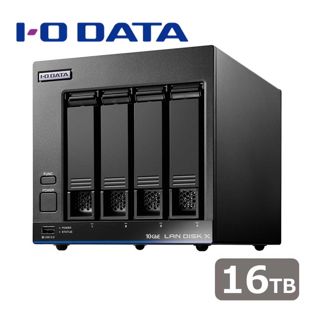 アイ・オー・データ機器|I-O DATA Linux OS搭載 法人向けNAS(標準5年保証・データ復旧サービス付き) 16TB LAN DISK(HDL4-XABシリーズ) HDL4-XA16B