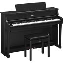 CLP-875-B ヤマハ 【Joshin web限定!ピアノマット&お手入れセットプレゼント!】電子ピアノ(ブラックウッド調)【高低自在椅子&ヘッドホン&ソン...