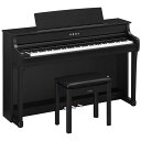 CLP-845-B ヤマハ 【Joshin web限定!ピアノマット&お手入れセットプレゼント!】電子ピアノ(ブラックウッド調)【高低自在椅子&ヘッドホン&ソン...