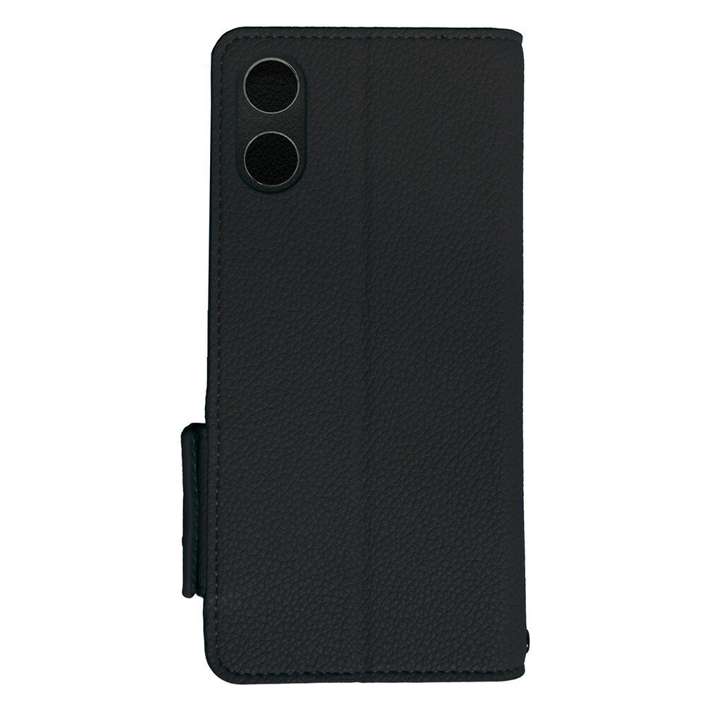 トリニティ Xperia 10 VI（SO-52E）用  耐衝撃フリップノートケース（ブラック） Simplism(シンプリズム) TR-XP245-FN-SHBK