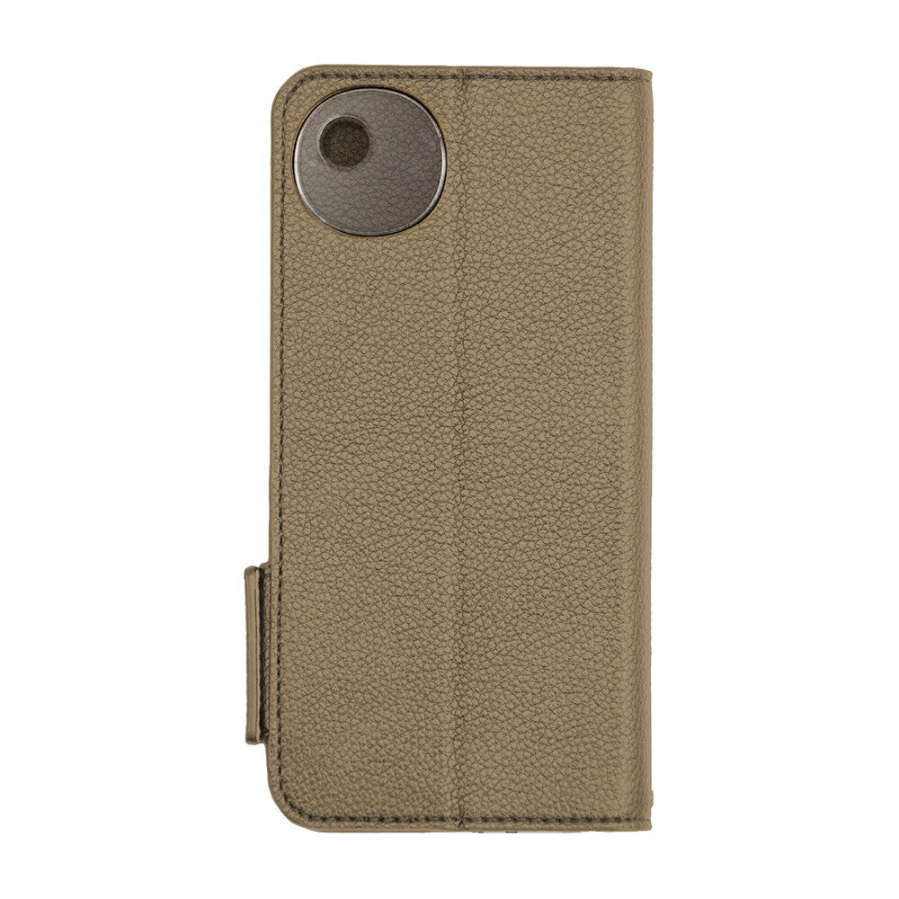 Simplism(シンプリズム) AQUOS wish4 (SH-52E)用  耐衝撃フリップノートケース（グレージュ） TR-AQ24W-FN-SHGRG