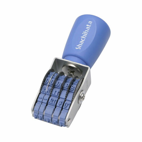 シヤチハタ 回転ゴム印エルゴグリップ欧文日付 明朝体 5号 shachihata NFD-5M/H