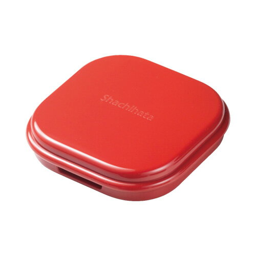 シヤチハタ 速乾朱肉コンパクトタイプ40号　赤 shachihata MQC-40/H-2