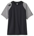 CCC-RP34071-19-3L カンタベリー メンズ アールプラス ショートスリーブ パフォーマンスティー(ブラック・サイズ:3L) CANTERBURY