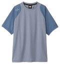 CCC-RP34071-20-L カンタベリー メンズ アールプラス ショートスリーブ パフォーマンスティー(ブルーグレー・サイズ:L) CANTERBURY
