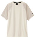 CCC-RP34071-30-L カンタベリー メンズ アールプラス ショートスリーブ パフォーマンスティー(アイボリー・サイズ:L) CANTERBURY