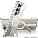 ESR Galaxy S24 Ultra(SC-52E)用 MagSafe対応 3Wayスタンドモード 軍用規格保護ケース キックスタンド付き(Clear) B...