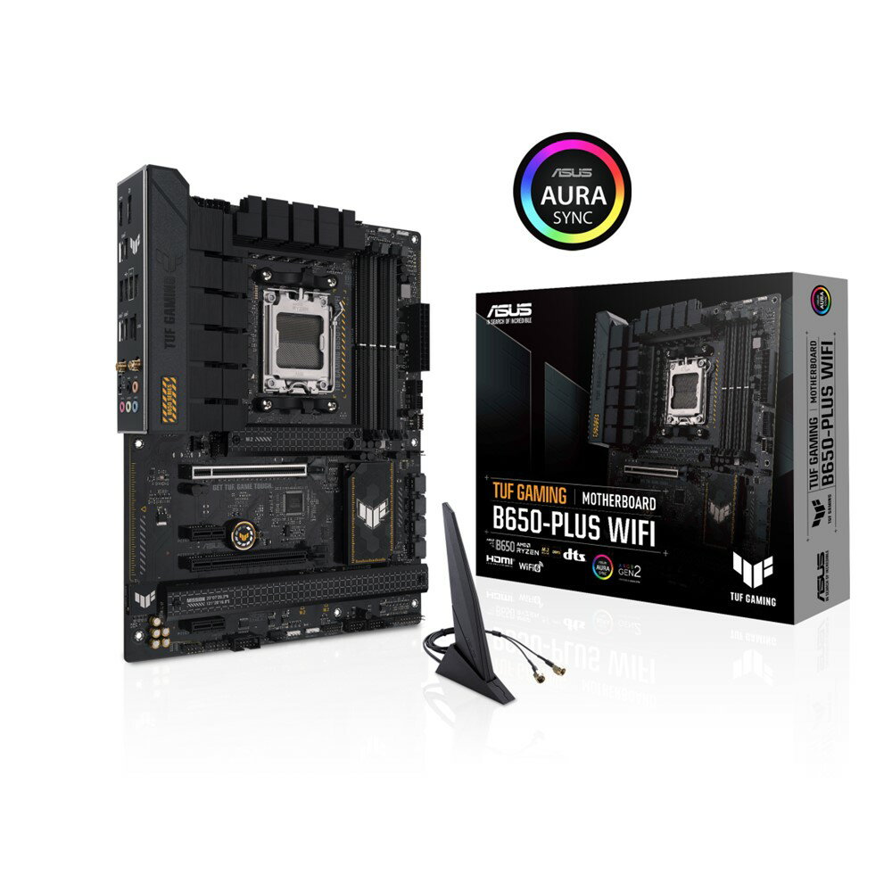 ASUS|エイスース TUF GAMING B650-PLUS WIFI【国内正規品】 AMD Ryzen 9000/8000/7000シリーズ AM5対応 B650搭載 ATXマザーボード TUFGAMINGB650PLUSWIF